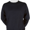 Pull ras de cou uni grande taille mérinos Monte Carlo – Image 2