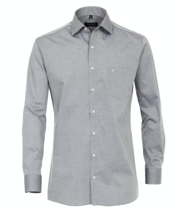Chemise Casamoda grande taille coupe moderne manches 72cm grise ou noire
