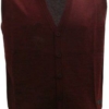 Gilet boutonné sans manches uni grande taille mérinos Monte Carlo – Image 2
