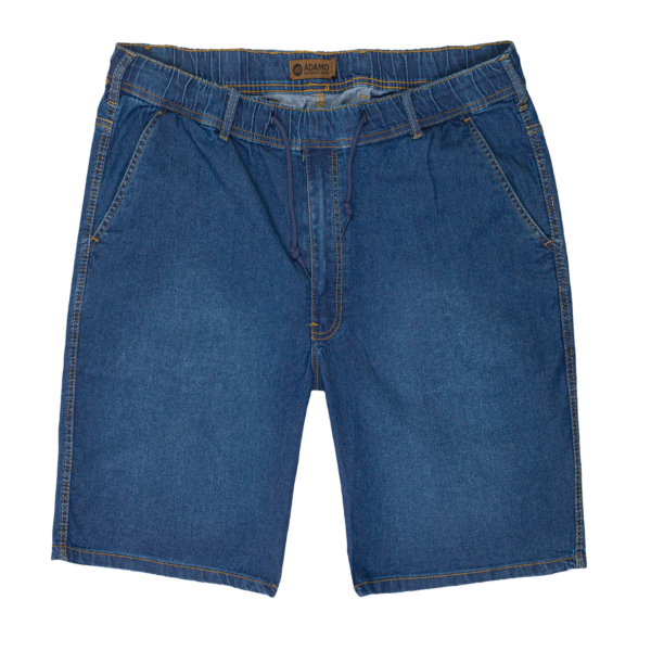 Bermuda jean grande taille Adamo ceinture élastiquée