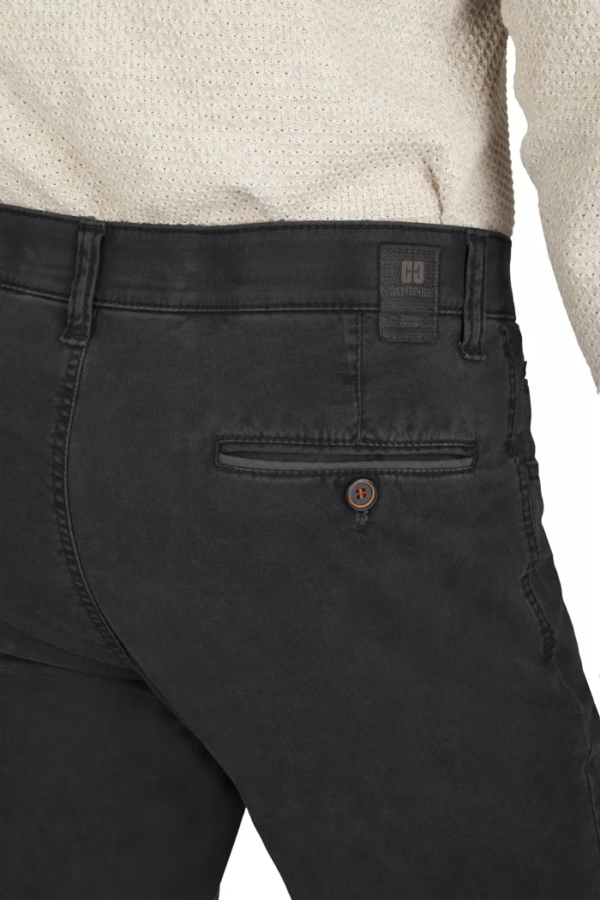 Pantalon toile grande taille Club of Comfort Marvin konvex gris foncé – Image 5