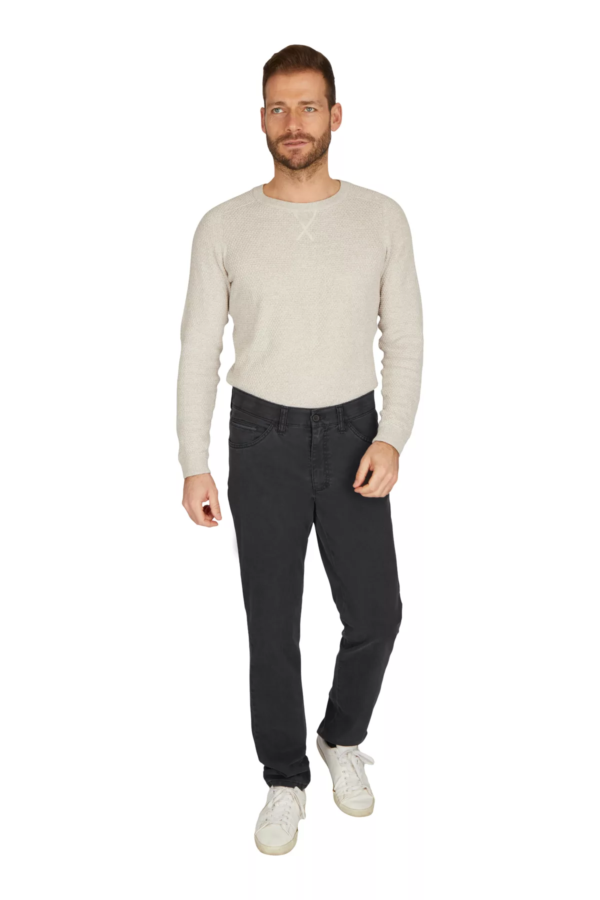 Pantalon toile grande taille Club of Comfort Marvin konvex gris foncé