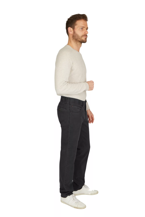 Pantalon toile grande taille Club of Comfort Marvin konvex gris foncé – Image 3