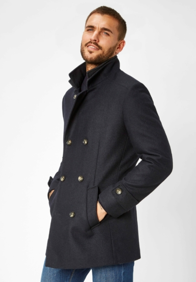 Trois-quart, caban grande taille S4 Jackets noir