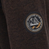 Veste zippée grande taille bi-matière, Casamoda chinée marron et empiècement noir – Image 4