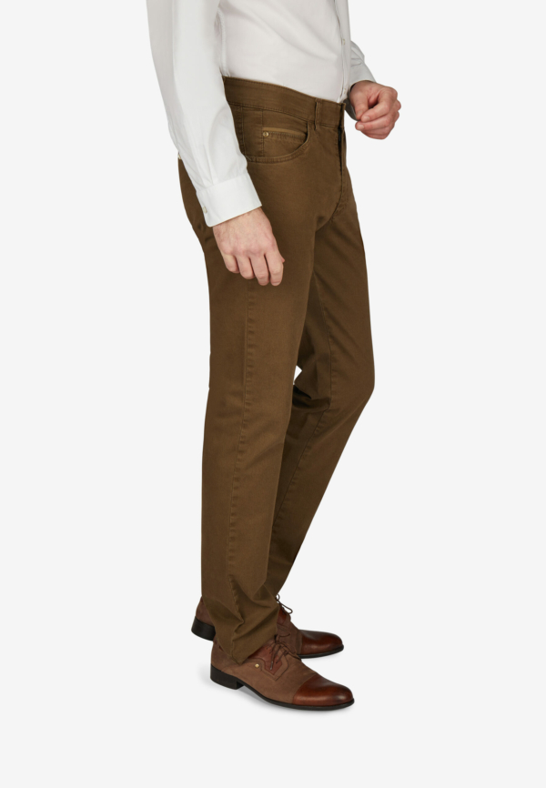 Pantalon toile grande taille Club of Comfort taupe – Image 3