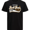 T- shirt grande taille JACK&JONES noir.