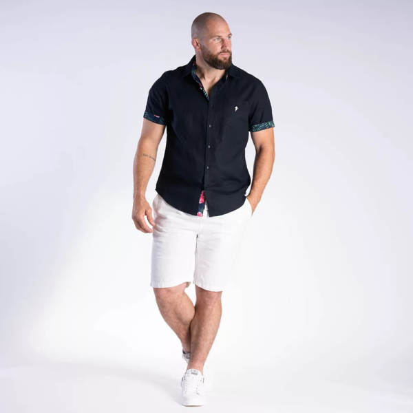 Chemisette grande taille Ruckfield marine.