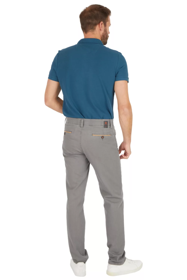 Pantalon toile grande taille Club of Comfort gris. – Image 2