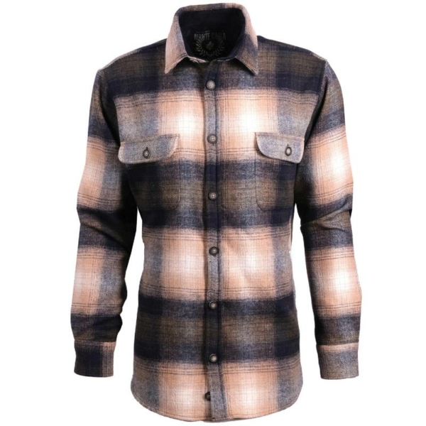 Sur-chemise grande taille Monte Carlo à carreaux.