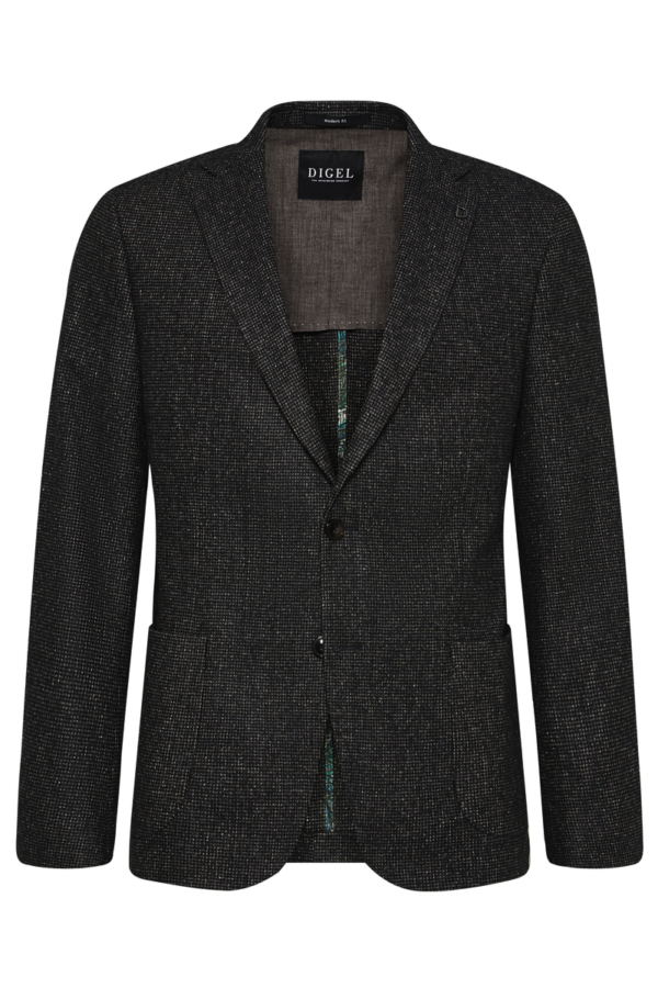 Veste grande taille Digel ezzo marine/marron trapue.
