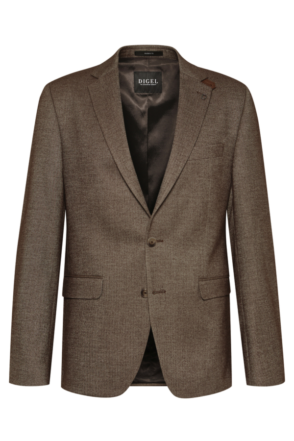 Veste grande taille Digel ezzo chevrons marron