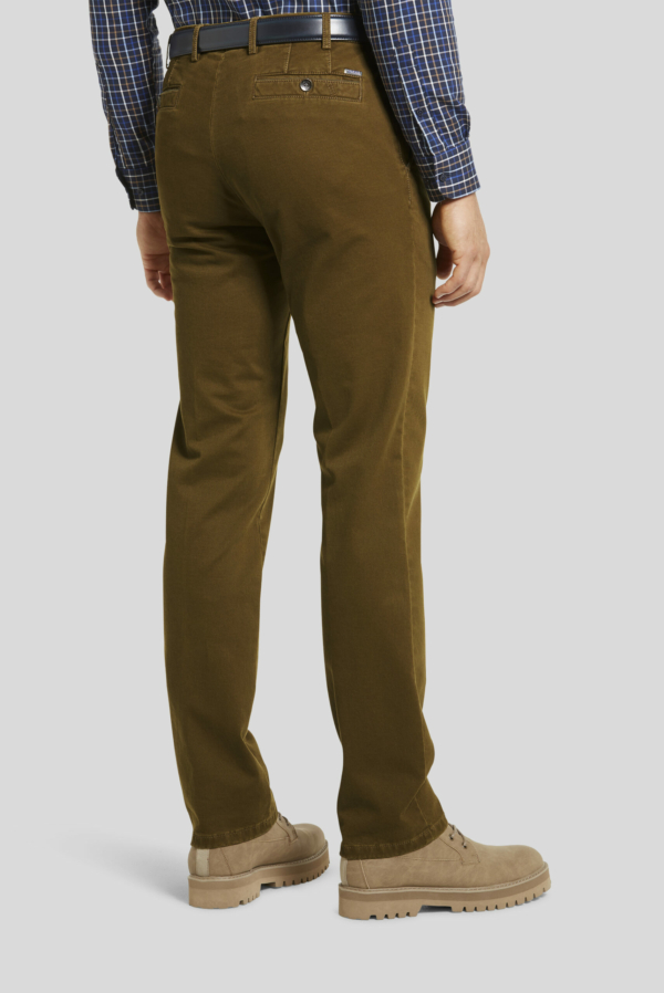 Pantalon toile grande taille Meyer, Dublin marron. – Image 2