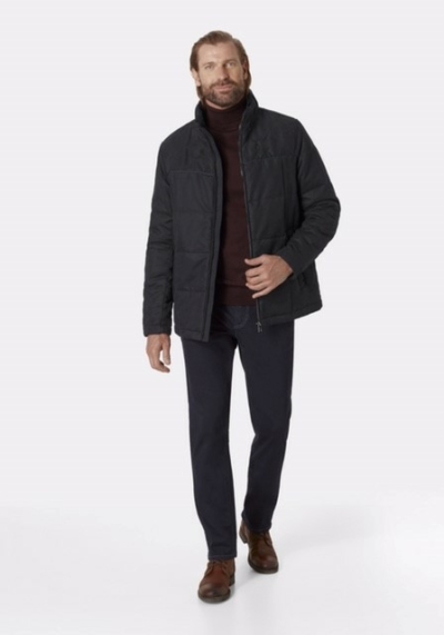 Blouson long grande taille S4 Jackets marine.