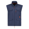 Blouson multi poches sans manches outdoor, grande taille Adamo noir ou marine.