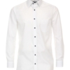 Chemise Casamoda grande taille coupe confort blanche sans repassage.