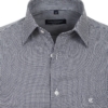 Chemise grande taille Casamoda comfort-fit petit vichy marine. – Image 3