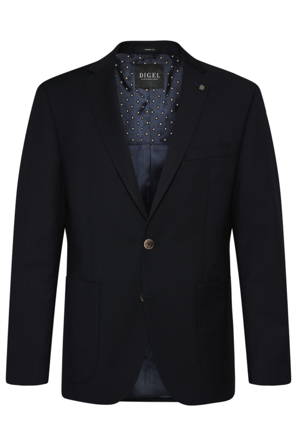 Blazer grande taille digel Edison 99222 trapu marine ou bleu.